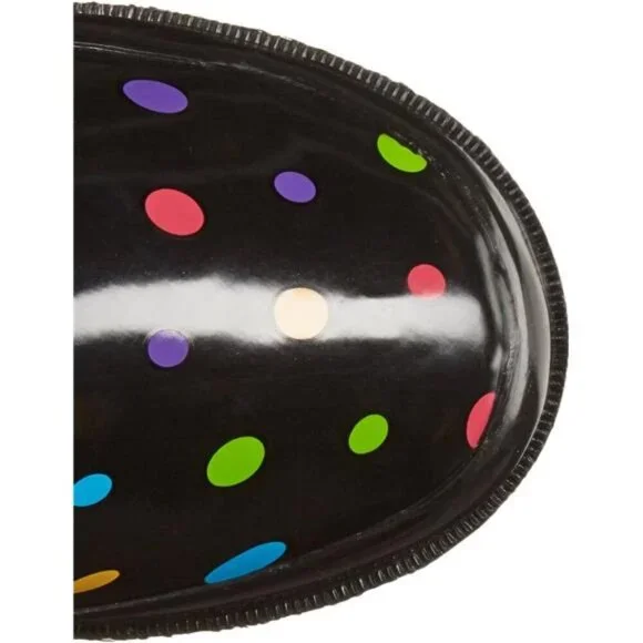 NEW Women's Unique Printed Tall 100% Waterproof Rain Boot Adjustable Strap - Picture 5 of 6